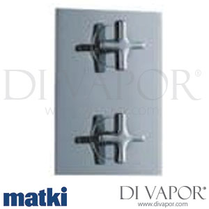 Matki EX05 X Elixir EX05 X Modern Cross Concealed Thermostatic Shower Spare Parts